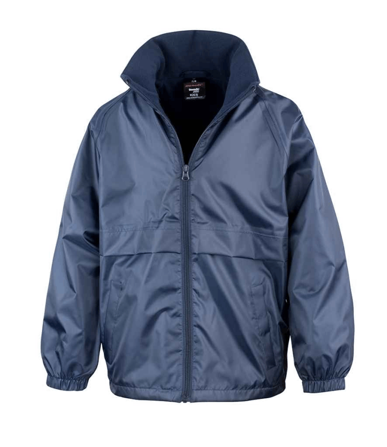 H) Waterproof fleece lined jacket - plain stock